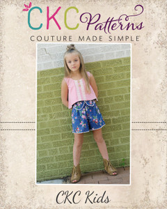 Kaelani's Reverse Crop Top Sizes 2T to 14 Kids PDF Pattern Kaelani's Reverse Crop Top Sizes 2T to 14 Kids PDF Pattern