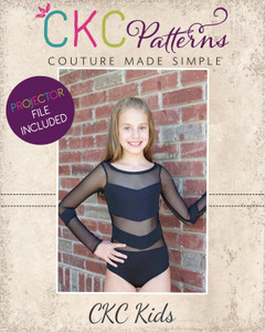 Galaxy's Glamorous Leotard Sizes 2T to 14 Kids PDF Pattern