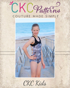 Ohanna's Open Back Leotard Sizes 2T to 14 Kids PDF Pattern Ohanna's Open Back Leotard Sizes 2T to 14 Kids PDF Pattern