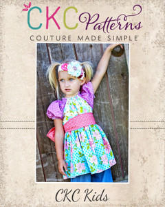 Mimi's Twirly Peasant Top Sizes NB to 8 Kids and Dolls PDF Pattern Mimi's Twirly Peasant Top Sizes NB to 8 Kids and Dolls PDF Pattern