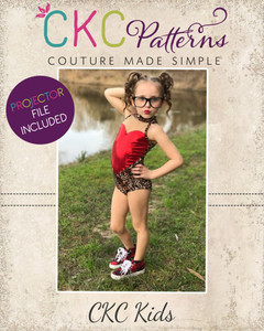 Zendaya's Sweetheart Leotard Sizes 2T to 14 Kids PDF Pattern Zendaya's Sweetheart Leotard Sizes 2T to 14 Kids PDF Pattern
