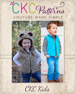 Frankie's Faux Fur Vest Sizes NB to 14 Kids and Dolls PDF Pattern Frankie's Faux Fur Vest Sizes NB to 14 Kids and Dolls PDF Pattern