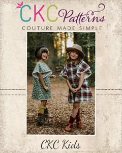 Mariposa's Winged Top and Dress Sizes 2T to 14 Kids PDF Pattern Mariposa's Winged Top and Dress Sizes 2T to 14 Kids PDF Pattern