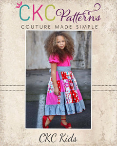 Noel's Patchwork Twirly Dress Size 6/12m to 8 Kids and Dolls PDF Pattern Noel's Patchwork Twirly Dress Size 6/12m to 8 Kids and Dolls PDF Pattern