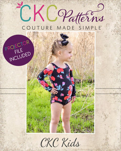 Virginia's Bodysuit and Crop Top Sizes 2T to 14 Kids PDF Pattern Virginia's Bodysuit and Crop Top Sizes 2T to 14 Kids PDF Pattern
