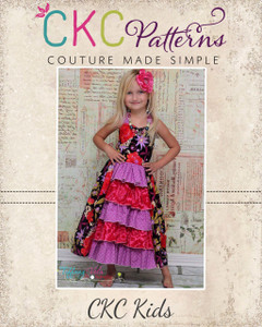 Penelope's Princess Ruffle Dress Sizes 6/12m to 8 Kids and Dolls PDF Pattern Penelope's Princess Ruffle Dress Sizes 6/12m to 8 Kids and Dolls PDF Pattern