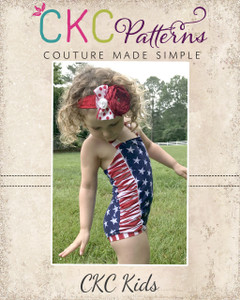 Ella's Retro Ruched Swimsuit Sizes NB to 14 Kids PDF Pattern Ella's Retro Ruched Swimsuit Sizes NB to 14 Kids PDF Pattern