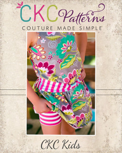 Percy’s Knit Pocket Skort Sizes NB to 14 Kids PDF Pattern