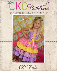Primrose's Ruffled Corset Princess Dress Sizes NB to 15/16 Kids and Dolls PDF Pattern Primrose's Ruffled Corset Princess Dress Sizes NB to 15/16 Kids and Dolls PDF Pattern