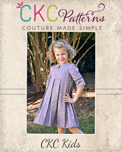 Pepper's Pleated Vintage Dress Sizes 2T to 14 Kids PDF Pattern Pepper's Pleated Vintage Dress Sizes 2T to 14 Kids PDF Pattern