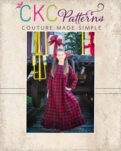 Estella’s Flannel Nightgown Sizes 2T to 14 Kids PDF Pattern Estella’s Flannel Nightgown Sizes 2T to 14 Kids PDF Pattern