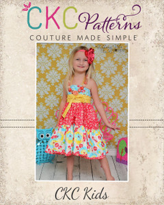 Suzie's Twirly Halter Top and Dress Sizes NB to 15/16 Kids and Dolls PDF Pattern Suzie's Twirly Halter Top and Dress Sizes NB to 15/16 Kids and Dolls PDF Pattern