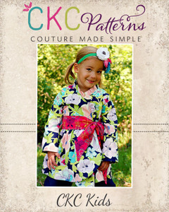 Willow's Wrap Jacket Sizes NB to 15/16 Kids and Dolls PDF Pattern