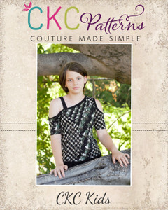 Ellis' Off the Shoulder Top Sizes 2T to 14 Kids PDF Pattern Ellis' Off the Shoulder Top Sizes 2T to 14 Kids PDF Pattern