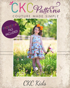 Robyn’s Ruffle Top, Tunic and Dress Sizes 2T to 14 Kids PDF Pattern Robyn’s Ruffle Top, Tunic and Dress Sizes 2T to 14 Kids PDF Pattern