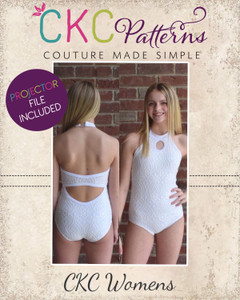 Qiana’s Keyhole Leotard Sizes XXS to XL Adults PDF Pattern