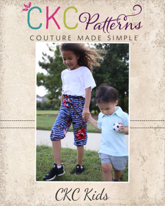 Century's High Waisted Elastic & Paperbag Pants, Capris, & Shorts Sizes NB to 14 Kids PDF Pattern Century's High Waisted Elastic & Paperbag Pants, Capris, & Shorts Sizes NB to 14 Kids PDF Pattern