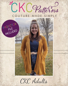 Susan's Swing Cardigan Sizes XXS to 3X Adults PDF Pattern Susan's Swing Cardigan Sizes XXS to 3X Adults PDF Pattern