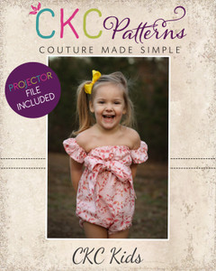 Zinnia's Romper Sizes NB to 4T Kids PDF Pattern Zinnia's Romper Sizes NB to 4T Kids PDF Pattern