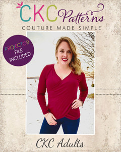 Soleil's Wrapped Shirt Sizes XXS to 3X Adults PDF Pattern Soleil's Wrapped Shirt Sizes XXS to 3X Adults PDF Pattern