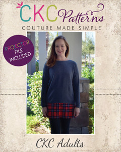 Velma Sue’s Shirt Extender Sizes XXS to 3X Adults PDF Pattern