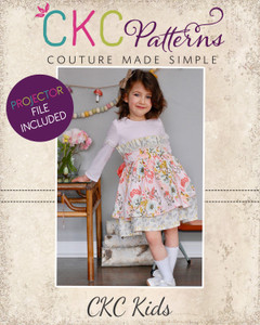 Esperanza's Ruffle Easter Dress Sizes 2T to 14 Kids PDF Pattern