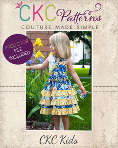 Marie's Little Ruffle Dress Sizes 2T to 14 Kids PDF Pattern Marie's Little Ruffle Dress Sizes 2T to 14 Kids PDF Pattern