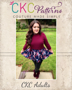 Thea's Knotted Top Sizes XXS to 3X Adults PDF Pattern