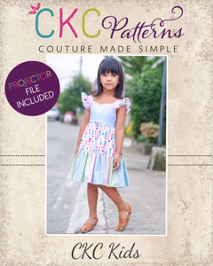 Gardenia's Tiered Dress Sizes NB to 14 Kids PDF Pattern Gardenia's Tiered Dress Sizes NB to 14 Kids PDF Pattern