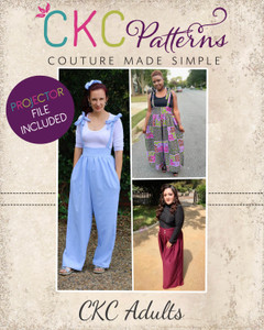 Wakea’s Wide Leg Jumpsuit Sizes XXS to 3X Adults PDF Pattern Wakea’s Wide Leg Jumpsuit Sizes XXS to 3X Adults PDF Pattern