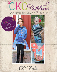 Bellatrix's Hoodie & Top Sizes 2T to 14 Kids and Dolls PDF Pattern Bellatrix's Hoodie & Top Sizes 2T to 14 Kids and Dolls PDF Pattern