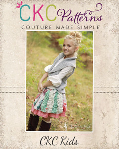 Vanessa's Ruffled Skirt Sizes NB to 15 Kids PDF Pattern