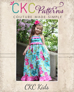 Starla's Stunning Top, Dress, and Maxi Sizes NB to 14 Kids PDF Pattern