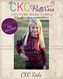 Rosita's Ruffled Top Sizes NB to 14 Kids PDF Sewing Pattern Rosita's Ruffled Top Sizes NB to 14 Kids PDF Sewing Pattern