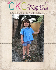 Benet's Shirt Sizes NB to 5 Kids PDF Sewing Pattern Benet's Shirt Sizes NB to 5 Kids PDF Sewing Pattern