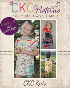 Philly's Flowy Top Sizes 2T to 14 Kids PDF Pattern