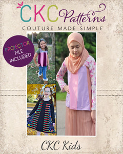 Inola's Colorblocked Dress and Top Sizes 2T to 14 Kids PDF Pattern Inola's Colorblocked Dress and Top Sizes 2T to 14 Kids PDF Pattern