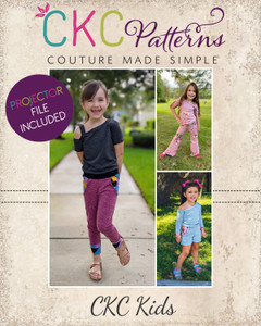 Olenna's Off-The-Shoulder Jumpsuit Sizes 2T to 14 Kids PDF Pattern