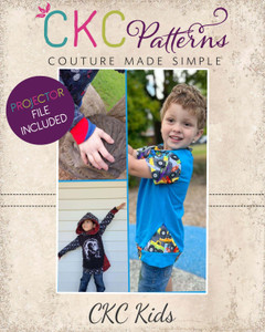 Arrow's Color-Block Top & Hoodie Sizes 2T to 14 Kids PDF Pattern Arrow's Color-Block Top & Hoodie Sizes 2T to 14 Kids PDF Pattern