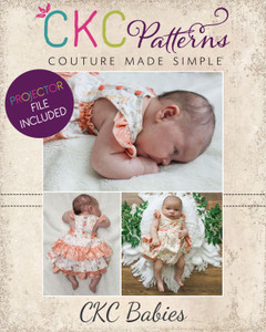 Avera's Adorable Romper Sizes NB to 18/24m PDF Pattern