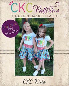 Beach's Circle Shorts Sizes 2T to 14 Kids PDF Pattern Beach's Circle Shorts Sizes 2T to 14 Kids PDF Pattern