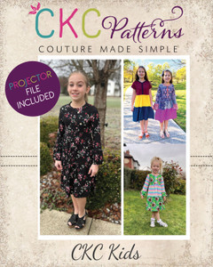 Lia’s Lovely Little Dress Sizes 2T to 14 Kids PDF Pattern