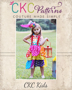 Cuyler's Curly Dress Sizes 6/12m to 8 Kids PDF Pattern Cuyler's Curly Dress Sizes 6/12m to 8 Kids PDF Pattern