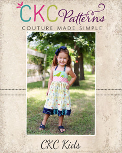 Hadley's Halter Top, Dress, and Maxi Sizes NB to 15/16 Kids and Dolls PDF Pattern Hadley's Halter Top, Dress, and Maxi Sizes NB to 15/16 Kids and Dolls PDF Pattern