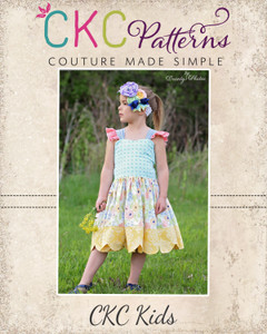 LaRae's Scalloped Dress & Top Sizes NB to 8 Kids and Dolls PDF Pattern