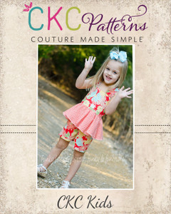Farrah's Peplum Romper Sizes NB to 8 Kids and Dolls PDF Pattern Farrah's Peplum Romper Sizes NB to 8 Kids and Dolls PDF Pattern