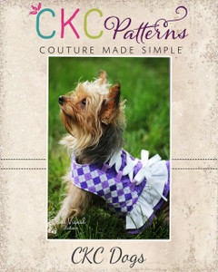 Charlotte's Corset-Style Small Breed Dog Harness Top PDF Pattern 