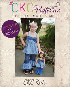 Hattie's Simple Bow Top, Dress, and Maxi Sizes NB to 14 Kids and Doll PDF Pattern Hattie's Simple Bow Top, Dress, and Maxi Sizes NB to 14 Kids and Doll PDF Pattern
