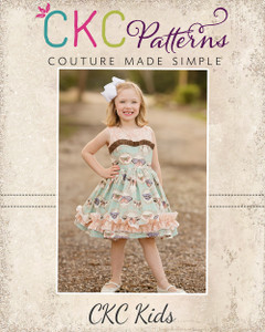 Celeste's Classic Boat Neck Dress and Top Sizes NB to 15/16 Kids PDF Pattern