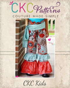 Alyssa's Ruffle Waist Pants Sizes 0/6m to 8 Kids and Dolls PDF Pattern Alyssa's Ruffle Waist Pants Sizes 0/6m to 8 Kids and Dolls PDF Pattern